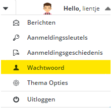 Wachtwoord Aanpassen